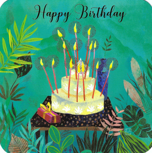 Correspondances - Izou - Happy Birthday - Cake - Postcard