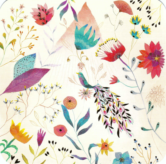 Correspondances - Izou - Magic Bird - Flowers - Bird - Postcard