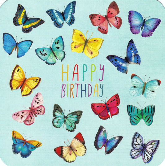 Correspondances - Mila - Happy Birthday - Butterflies - Postcard