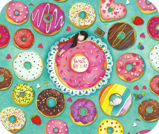 Correspondances - Mila - Happy Birthday - Donuts - Sweet Birthday - Postcard