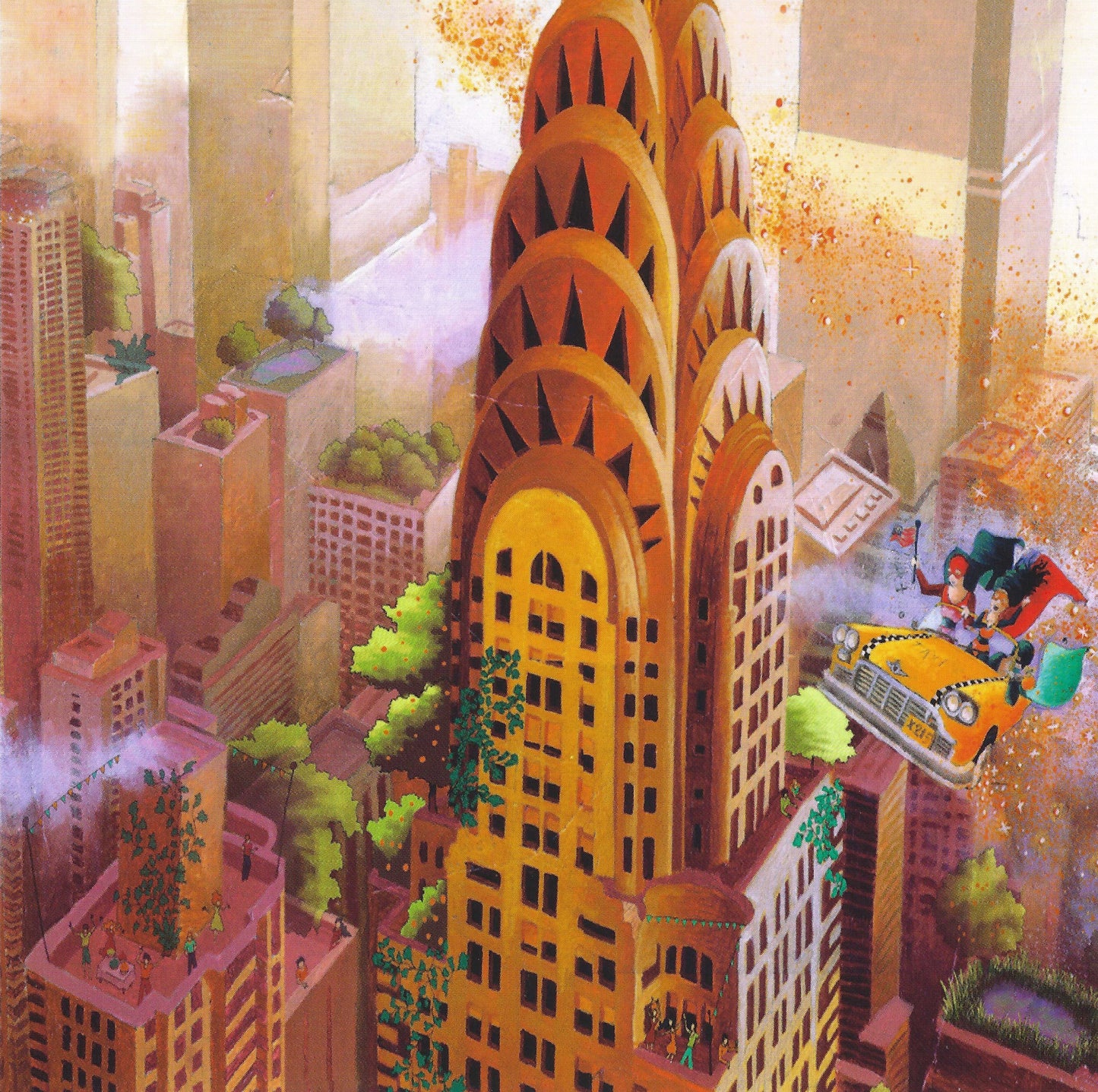 Correspondances - Chrysler Building - New York - Triple Postcard - 3 Postcard Pack