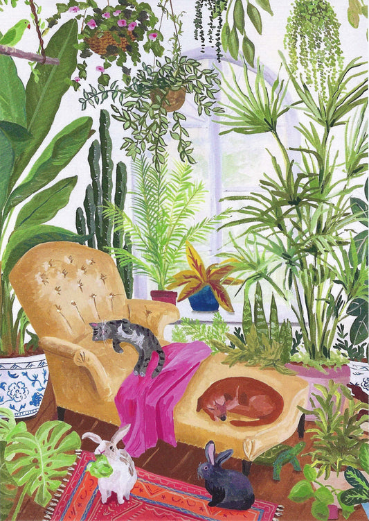 Das Brooklyn - Plants - Animals - Winter Garden - Postcard