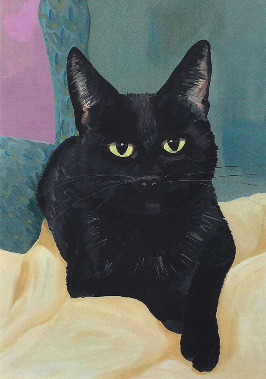 Das Brooklyn - Black Cat - Postcard