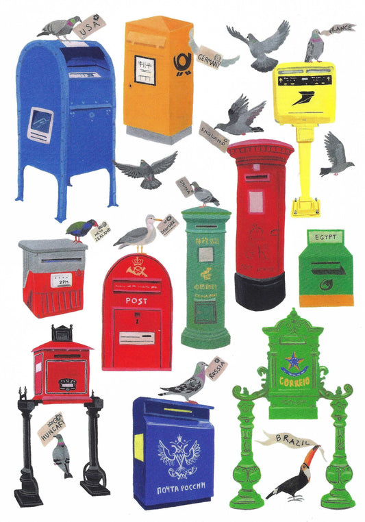 Das Brooklyn - Mailboxes of the World - Postcard
