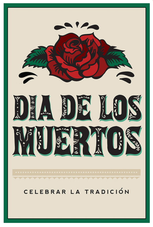 Dia De Los Muertos postcard by Lantern Press - Day of the Dead postcard