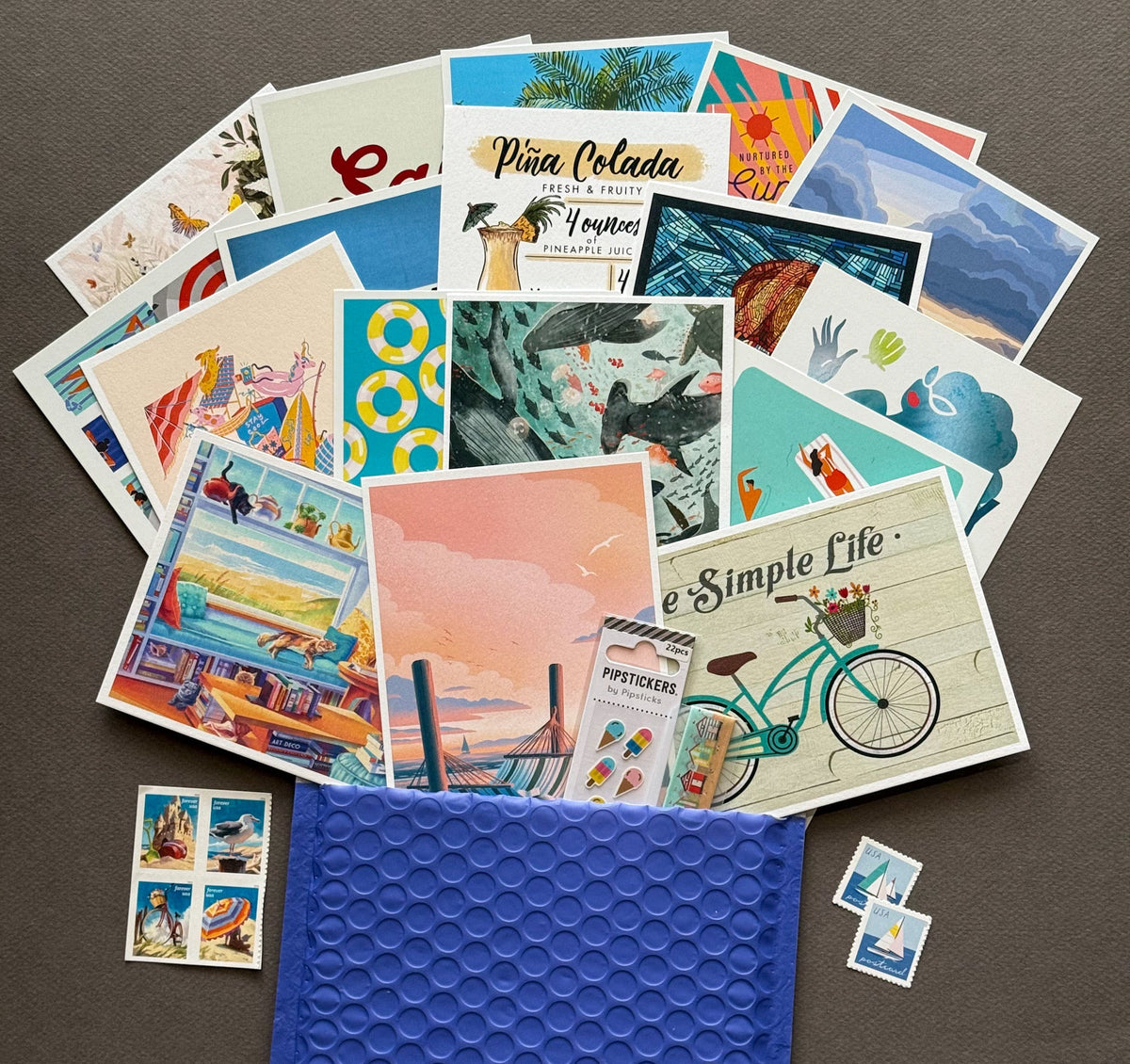 Lantern Press Summer Postcard Pack – Postcards Worth Sending All Summer Long