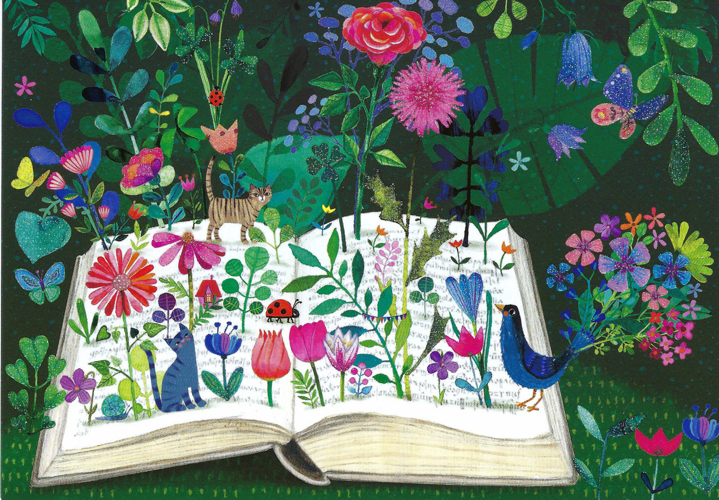 Edition Gollong - Mila Marquis - Books - Flowers - Blossoms - Cats - Postcard