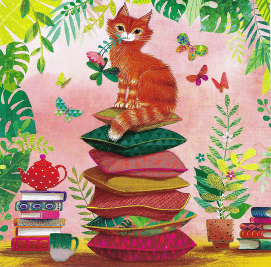 Edition Gollong - Mila Marquis - Cat - Books - Tea - Postcard