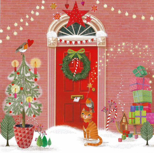 Edition Gollong - Mila Marquis - Christmas - Cat - Postcard