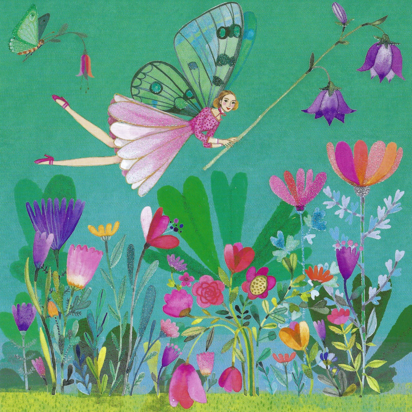 Edition Gollong - Mila Marquis - Fairy - Flowers - Butterfly - Postcard