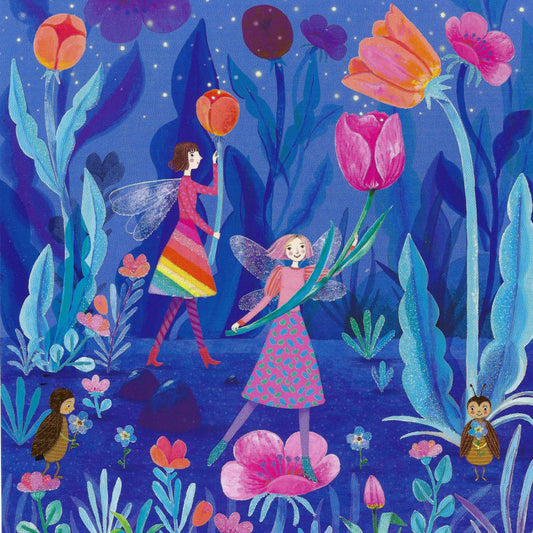 Edition Gollong - Mila Marquis - Flower Fairy - Flowers - Bee - Bees - Postcard