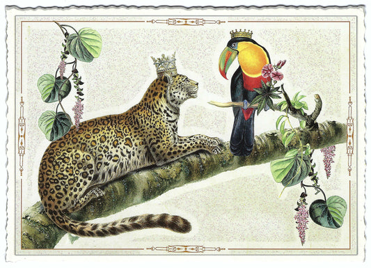 Jaguar and Toucan Edition Tausendschön Postcard - Best Buddies Edition