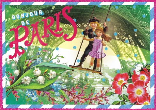 Edition Tausendschön - Bonjour de Paris - Paris - France - Postcard