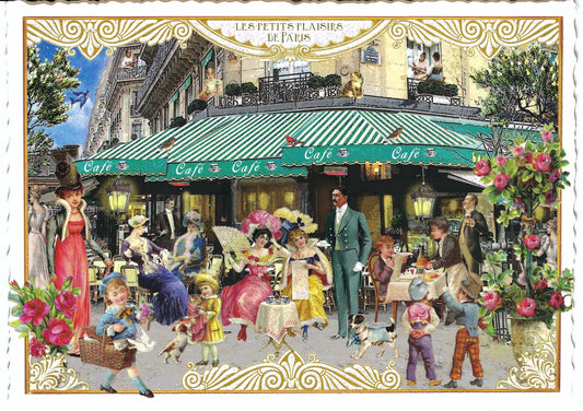 Edition Tausendschön - Paris Cafe - Postcard