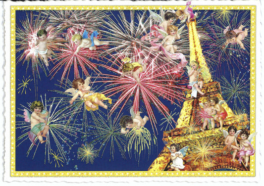 Edition Tausendschön - Paris - Eiffel Tower - Postcard