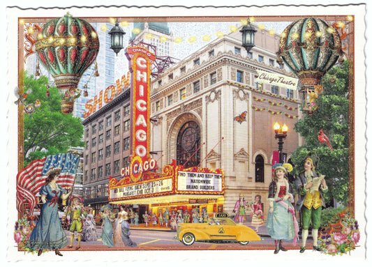 Edition Tausendschön - USA-Edition  Chicago Theatre - Postcard