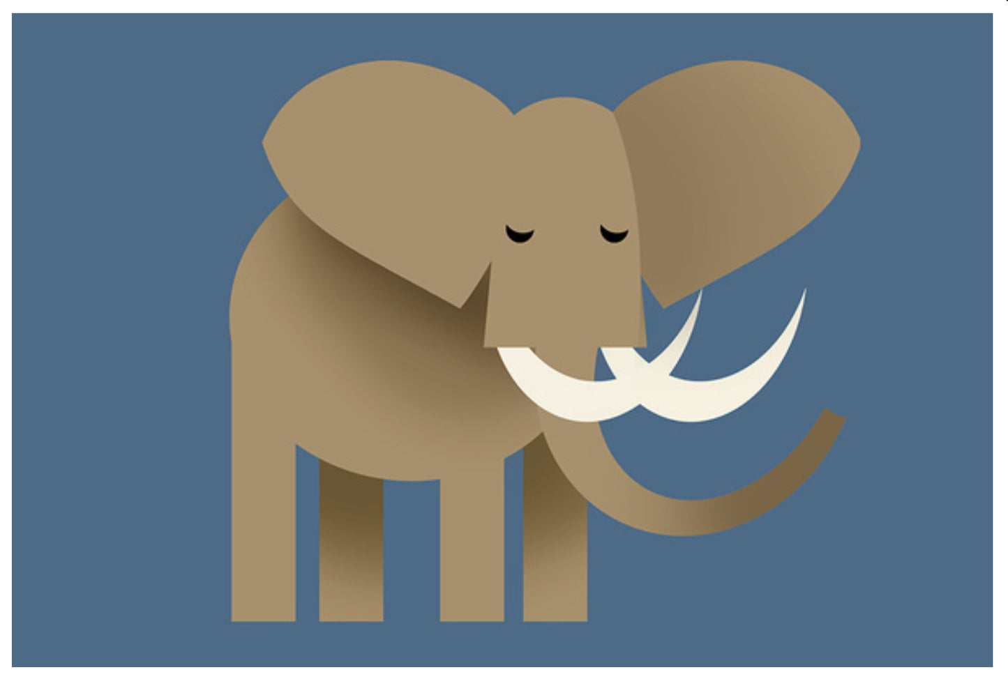 Elephant Postcard Pack – Illustrated Postcards, Stickers & Washi Tape