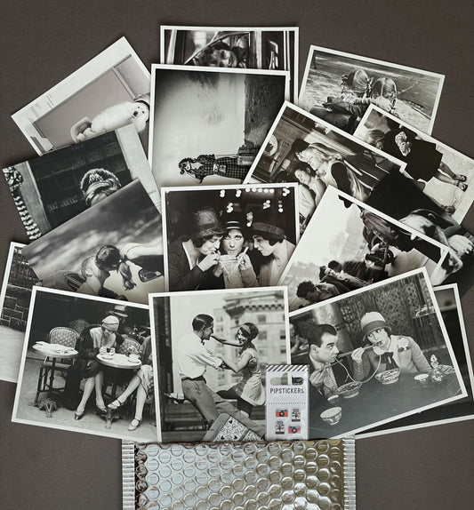 Monochrome Moments – Black and White Postcards, Stickers & Washi Tape