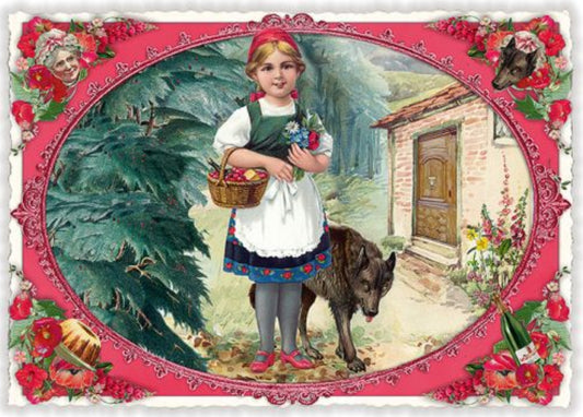 Fairy Tale Edition - Little Red Riding Hood Postcard by Edition Tausendschön