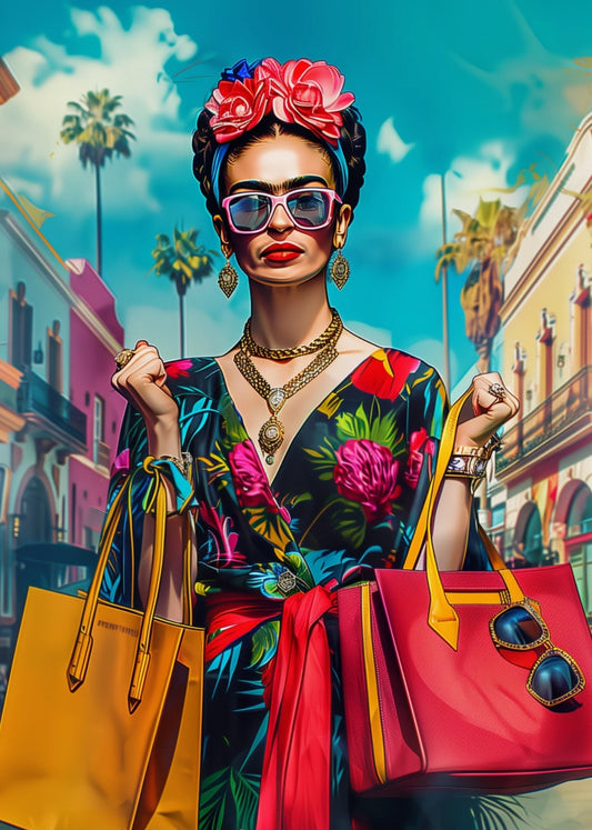 Fripperies - Frida Kahlo - Shopping - Postcard