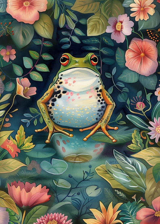 Fripperies - The Chinese Garden - Frog - Postcard