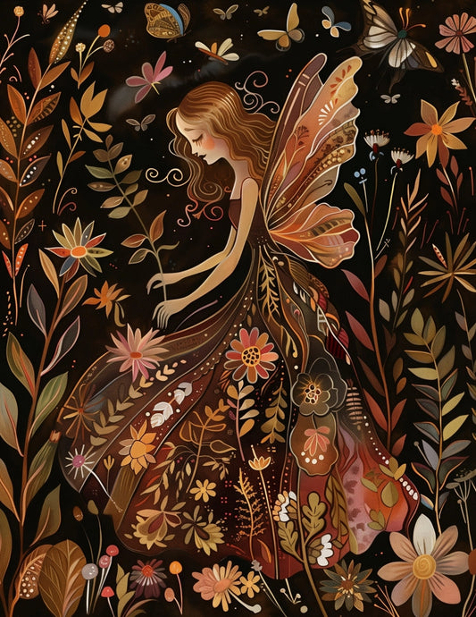 Fairy Postcard - Fairies - Fripperies Postcard - Postcrossing - Autumn - Fall Postcard