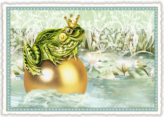 Frog Prince Postcard by Edition Tausendschön