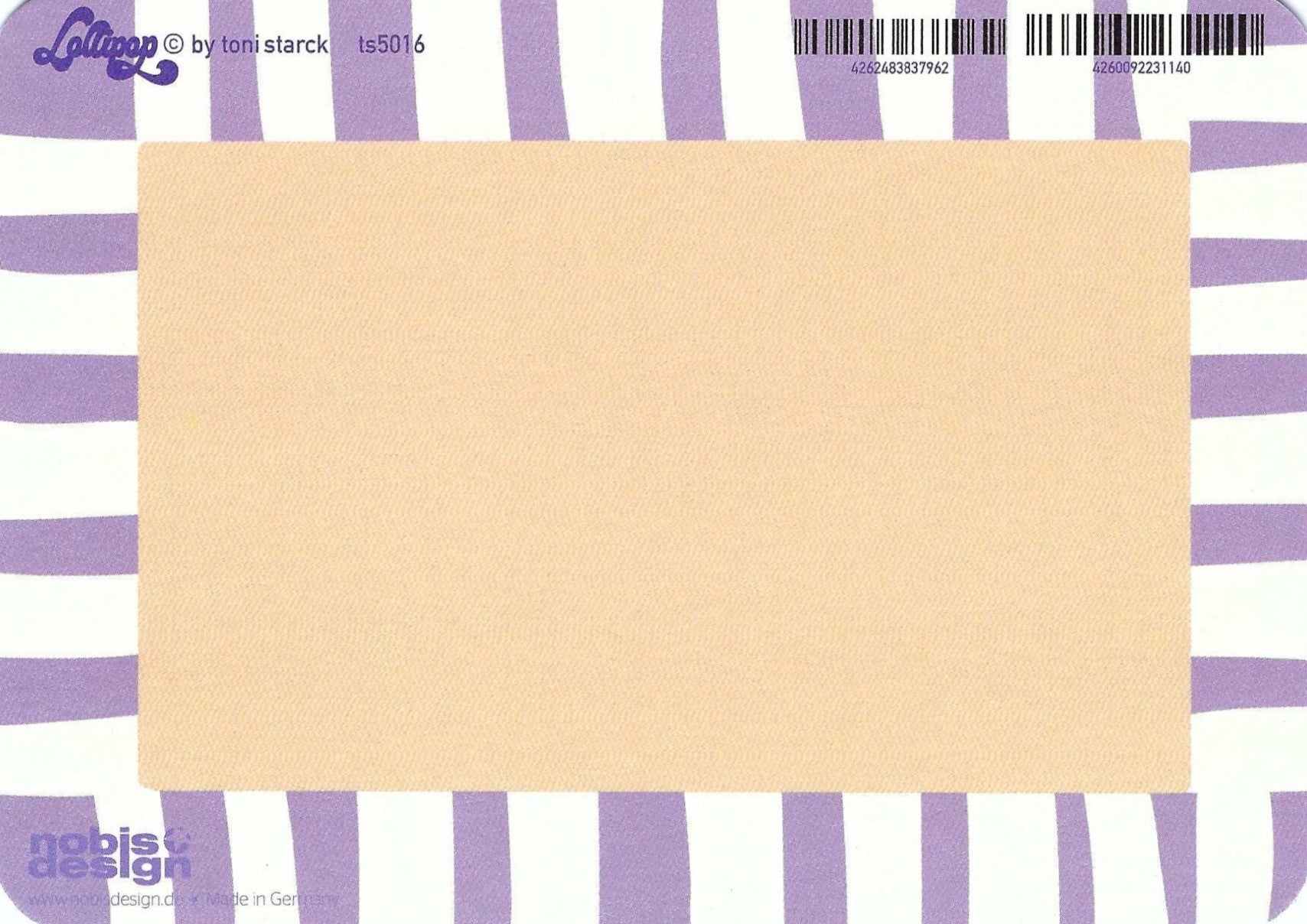 Halloween Boo Postcard Back