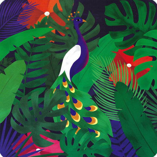 Group Editor - Peacock - Jungle - Postcard