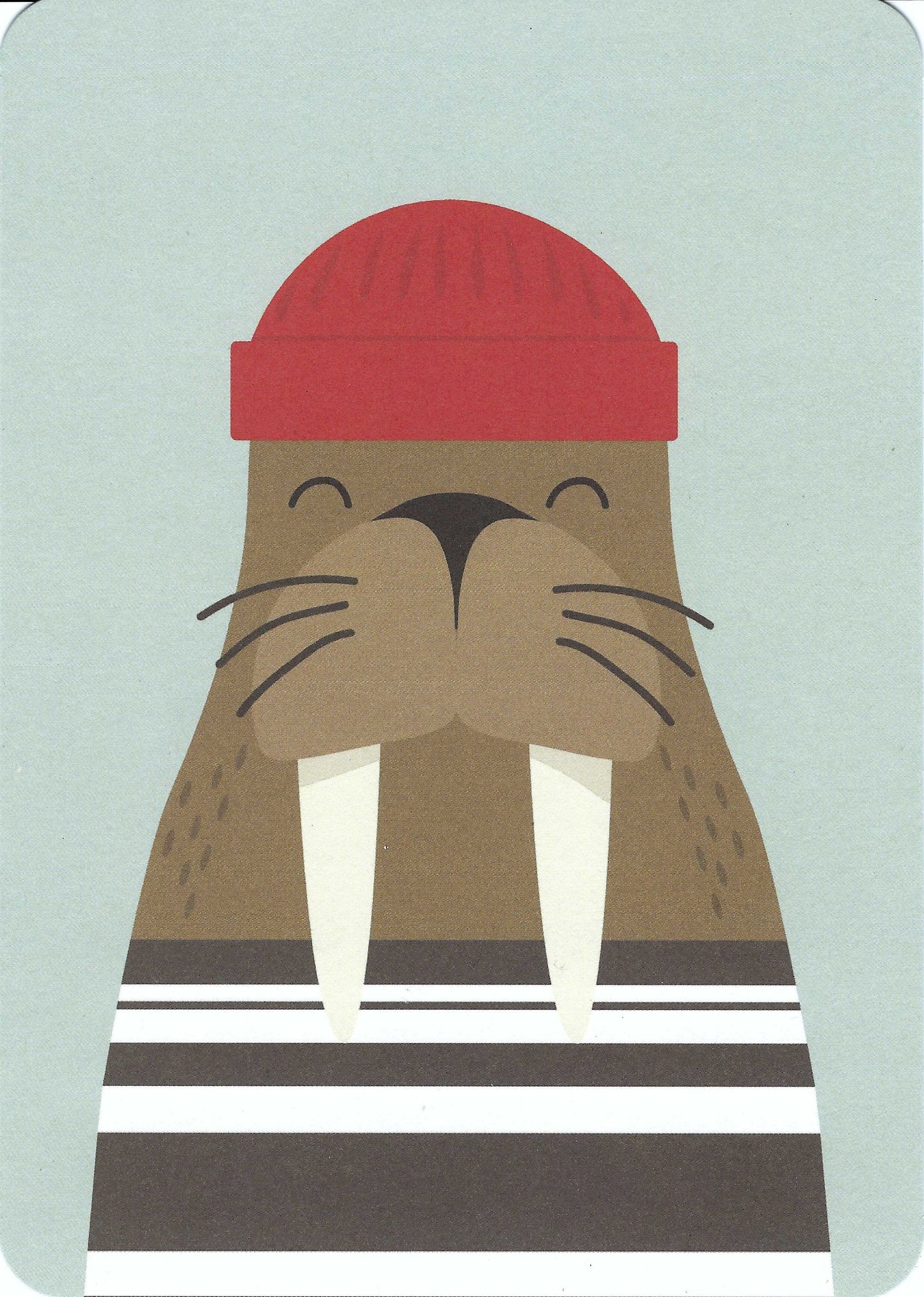 Gutrath Verlag - Goodchoice - Walrus with Red Cap - Postcard