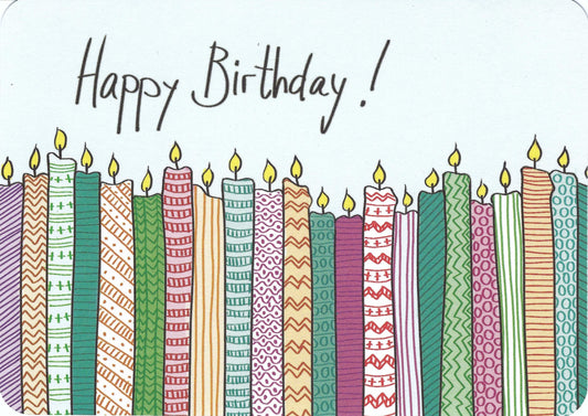 Gutrath Verlag - Happy Birthday Candles - Postcard