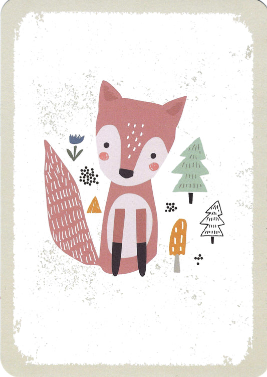 Gutrath Verlag - Maryna Solodka - Fox in the Woods - Postcard
