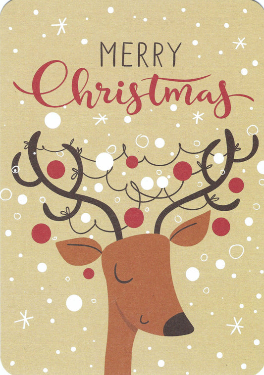 Gutrath Verlag - Merry Christmas - Reindeer - Postcard