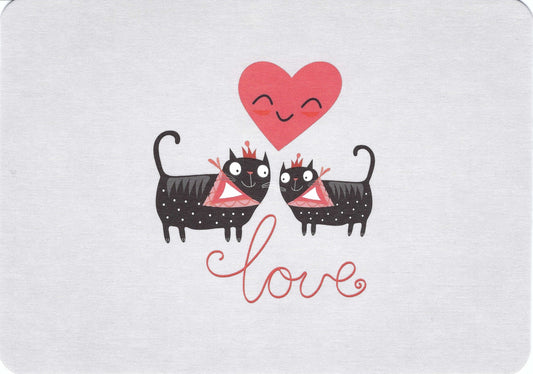 Gutrath Verlag - Tatiana Korchemkina - Love Cats - Postcard