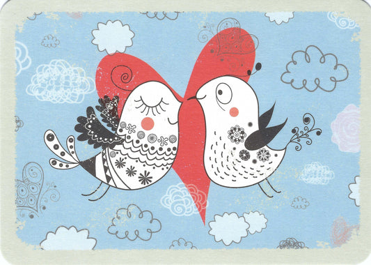 Gutrath Verlag -Tatiana Korchemkina - Lovebirds - Postcard