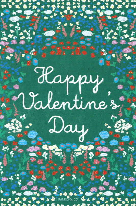 Garden Valentine Postcard by Ramus & Company