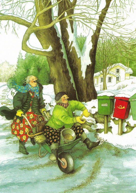 Inge Löök - Aunties - Friends - Old Ladies - Mailboxes - Wheelbarrow - Seed - Postcard