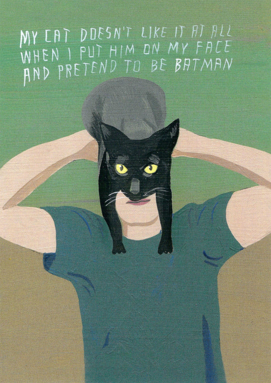 Inkognito - Batman - Cat - Postcard