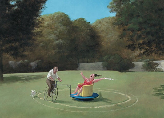 Inkognito - Couple - Merry-Go-Round - Love - Postcard