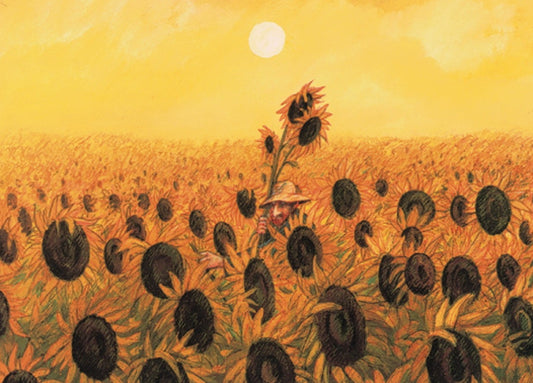 Inkognito - Sunflowers - Vincent - Sunflower - Postcard