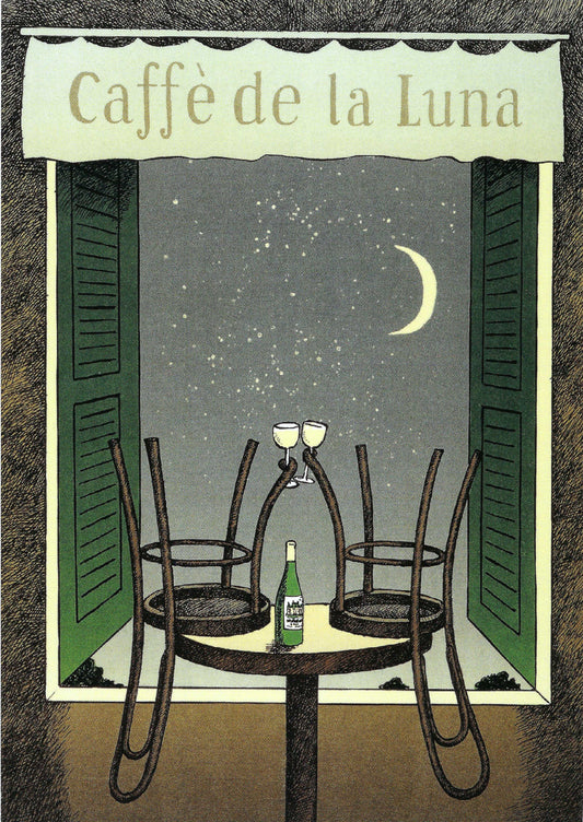 Inkognito - Caffe de la Luna - Cheers - Moon - Postcard