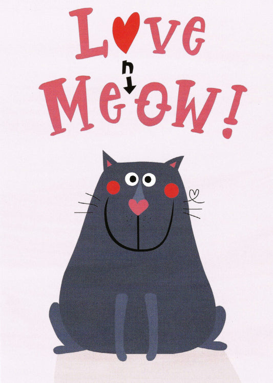 Inkognito - Cat - Love Me Now - Postcard