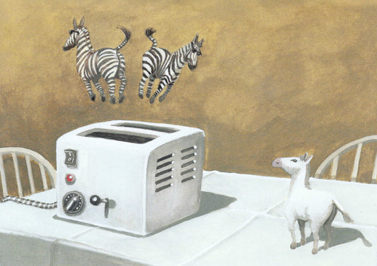 Inkognito - Zebras - Where Zebras Come From - Postcard