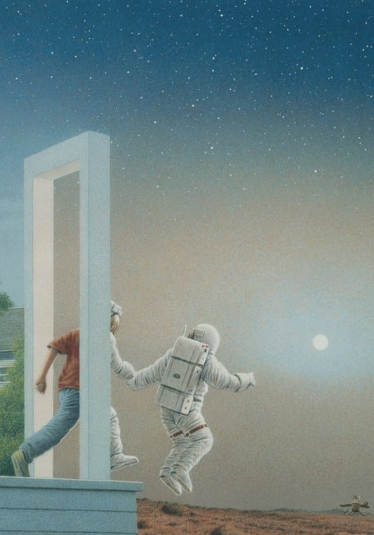 Inkognito - Space - Astronaut - Journey into the Universe - Postcard