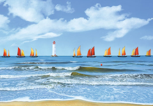 Inkognito - Soizick Meister - Sailboats - Sea - Postcard