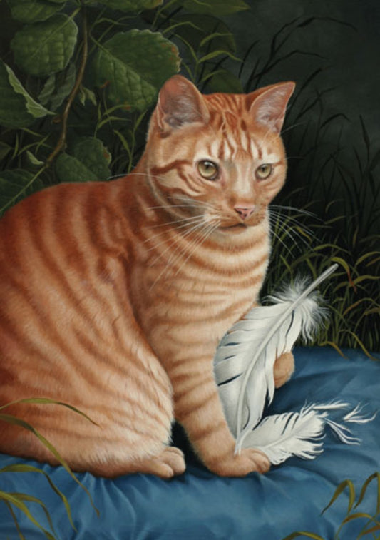 Inkognito - Cats - Ginger Cat - Felix - Postcard