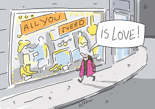 Inkognito Postcard - All You Need is Love