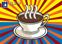 L.M. Kartenvertrieb - Cup of Coffee - Lenticular Postcard