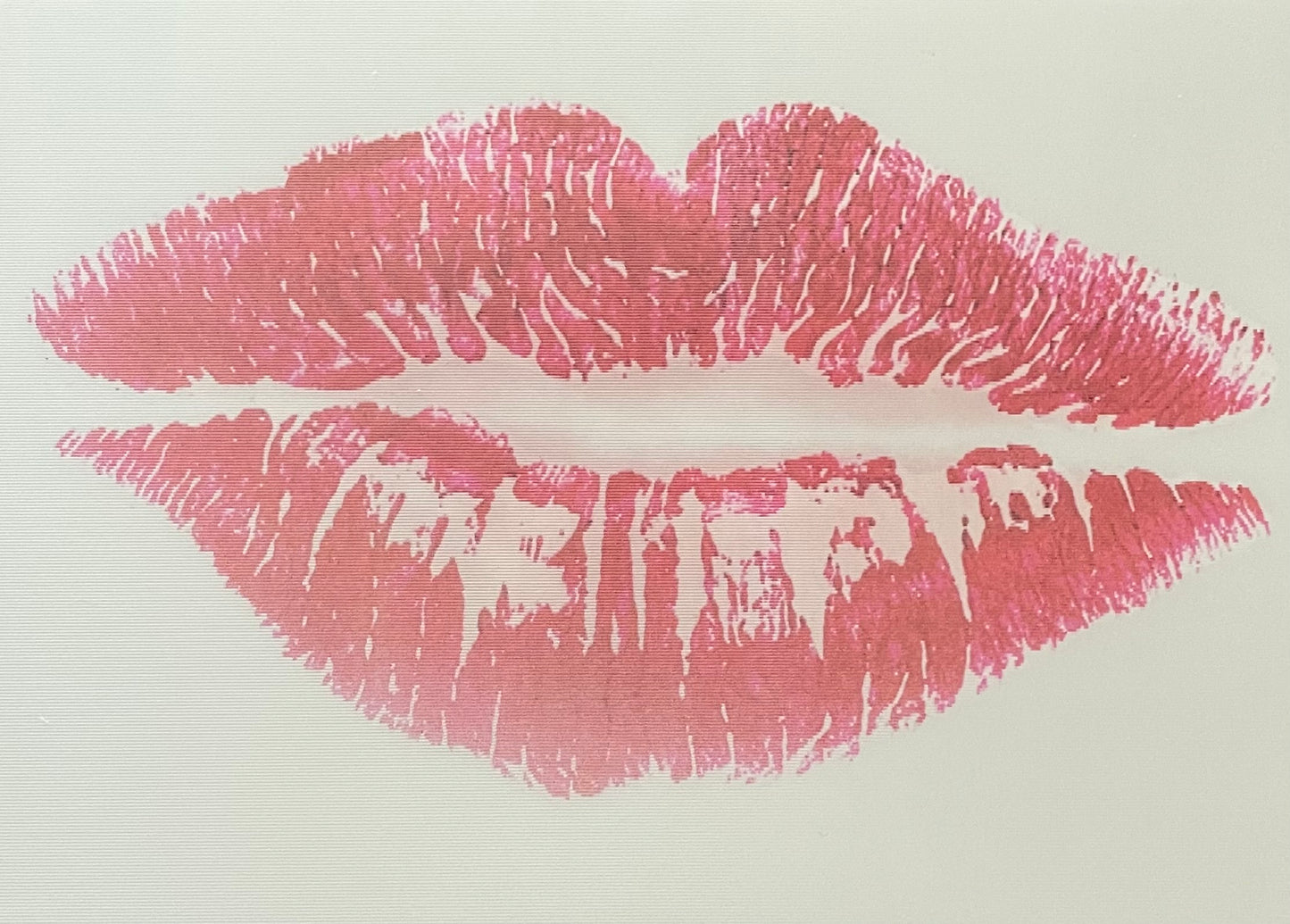 L.M. Kartenvertrieb - Kiss - Lips - Lenticular Postcard