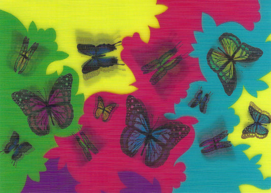 L.M. Kartenvertrieb - Butterflies - Lenticular Postcard